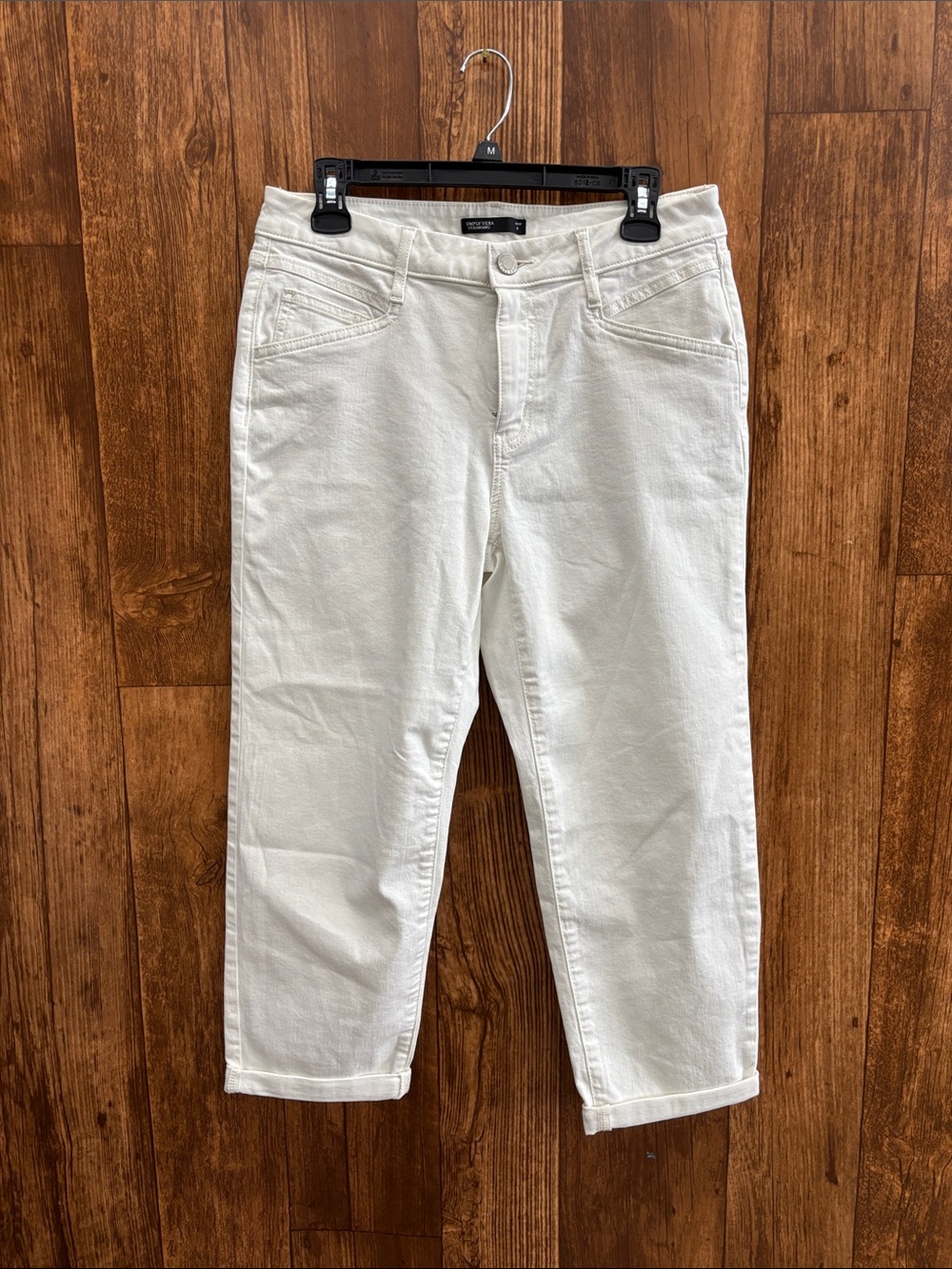 Simply Vera Vera Wang White High-Rise Women's Jeans